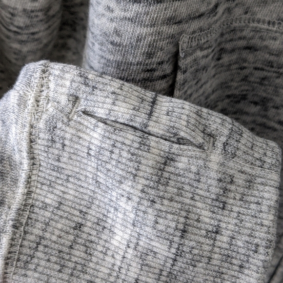SO I NWT Heather Gray Zippered Lounge Life Hoodie Sweatshirt, L - Picture 5 of 11